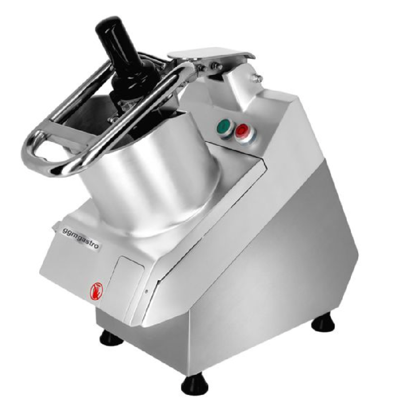Coupe-légumes en inox avec 5 disques inclus - 750W - Usage professionnel_0
