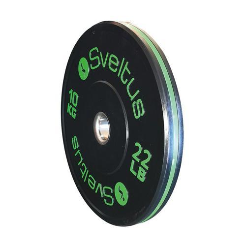 DISQUE OLYMPIQUE TRAINING - SVELTUS - DE 5 À 25 KG - L'UNITÉ