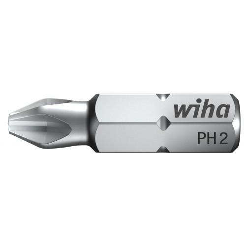 EMBOUTS DE VISSAGE PHILLIPS - STANDARD - PH3 - LONGUEUR 25MM - X10 WIHA