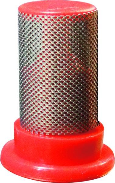 FILTRE A CYLINDRE ANTI-GOUTTE 100 MESH ROUGE