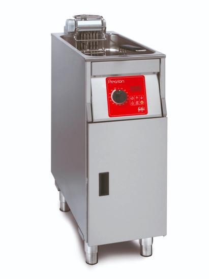 Friteuse électrique sur coffre avec filtration d'huile à cuve simple 14.5 l - 298x650x994 mm - PL-311-H31-G0_0