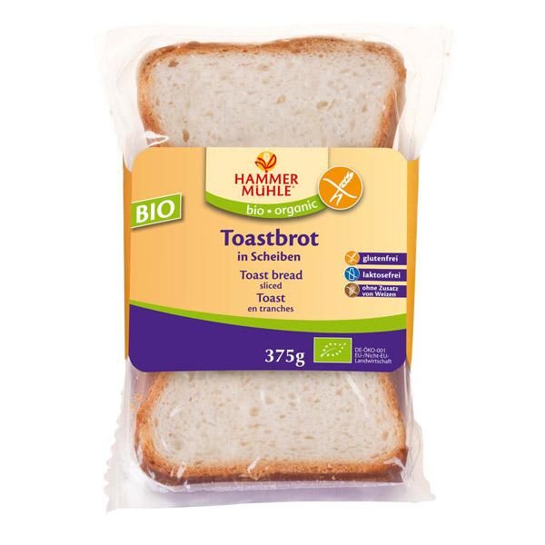 HAMMER MÜHLE PAIN TOAST BIO 375GR PAINS ET TARTINES SANS GLUTEN