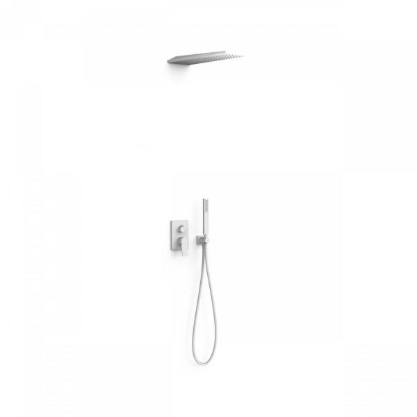 KIT DE DOUCHE ENCASTRÉ RAPID-BOX WHITEMAT (BLANC MAT) - TRES 21128005BM