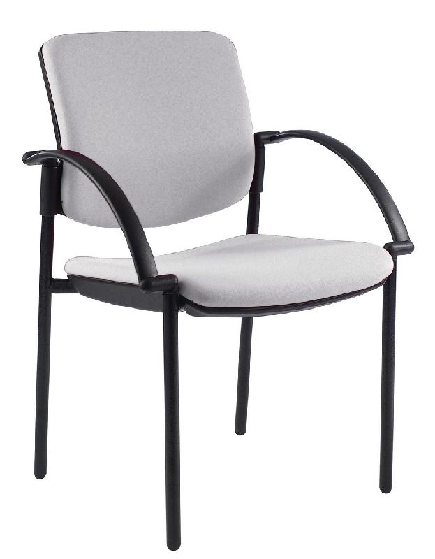 LOT 2 FAUTEUILS LOUISE DOSSIER CARRÉ COLORIS GRIS - MANUTAN COLLECTIVITÉS