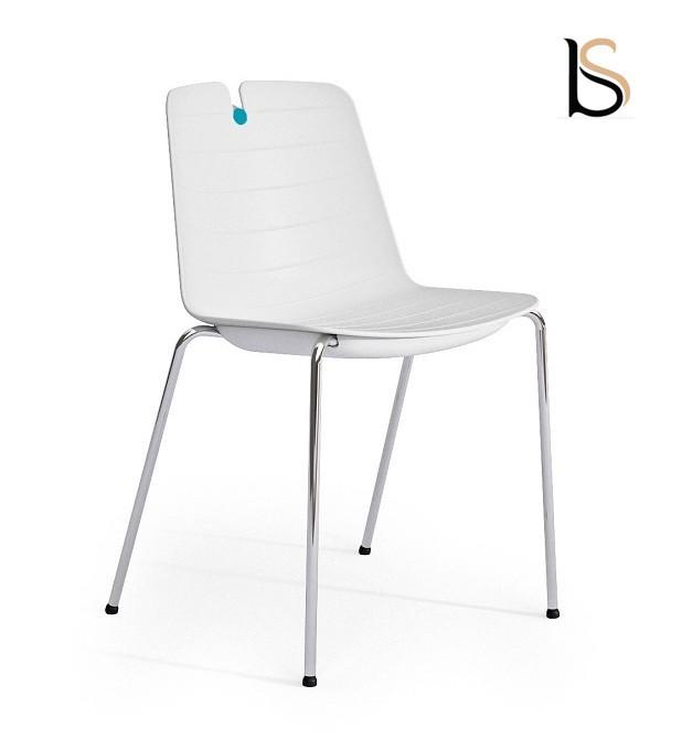 Lot de 2 chaises design Mindy - Mobel Linea. - Blanc_0