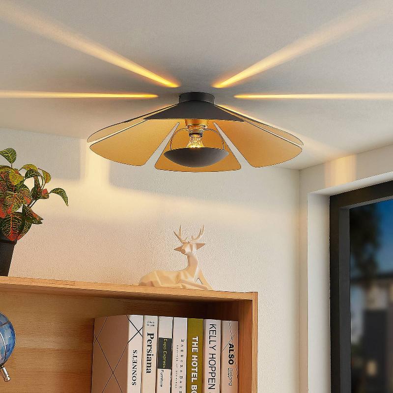 LUCANDE JEMMILY PLAFONNIER, À UNE LAMPE, ROND