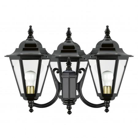 Luminaire pour mât 3 bras Elite 6 - IP43 - E27 - 3x70W - Noir - DOPO_0