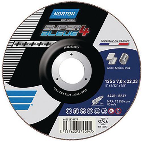 DISQUE À ÉBARBER QUANTUM 3 METAL - NORTON 230X7X22.23