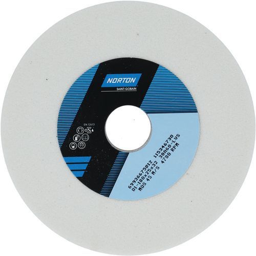 MEULE PLATE AFFÛTAGE OUTILS 38A Ø180X25X32MM 38A60LVS - NORTON