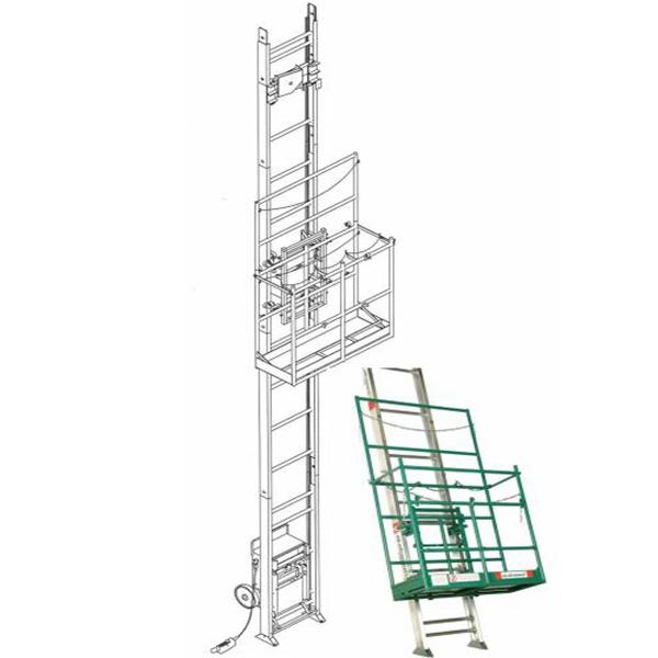 Monte-échafaudage MA 445 - Haemmerlin 11582833 - 21,20 m - Charge 200 kg - Treuil électrique 1,5 kW_0
