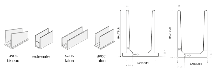 Murs agri en u sans talon pour silo_0