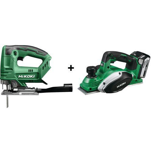 PACK SCIE SAUTEUSE 18V + RABOT 18V 5AH