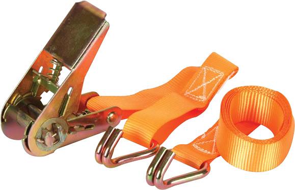 Sangle d'arrimage à cliquet PEREL - 1,5 m x 25 mm - 500 kg max - Acier Q235 et PES - Réf. 929017_0