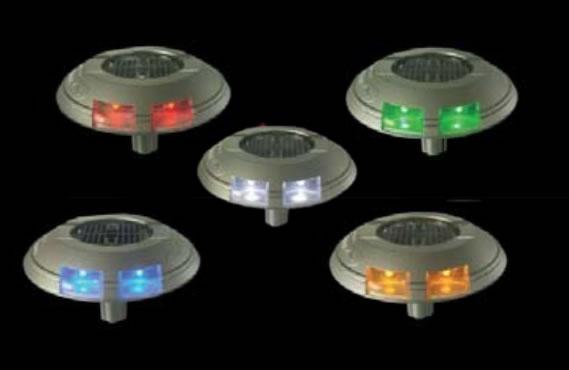 Plot routier à led solaire haute visibilité - LED NICHIA - Fabrication sud-coréenne - Durée de vie 8 ans_0