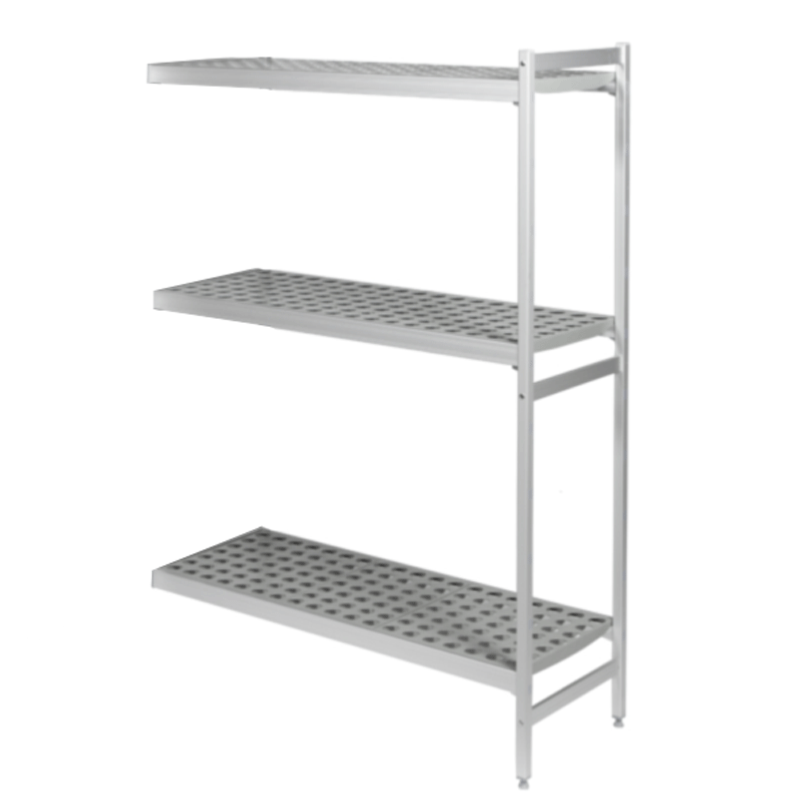 Rayonnage modulaire d'angle polymère 6611 Fermostock Longueur 2769 mm - 3_0