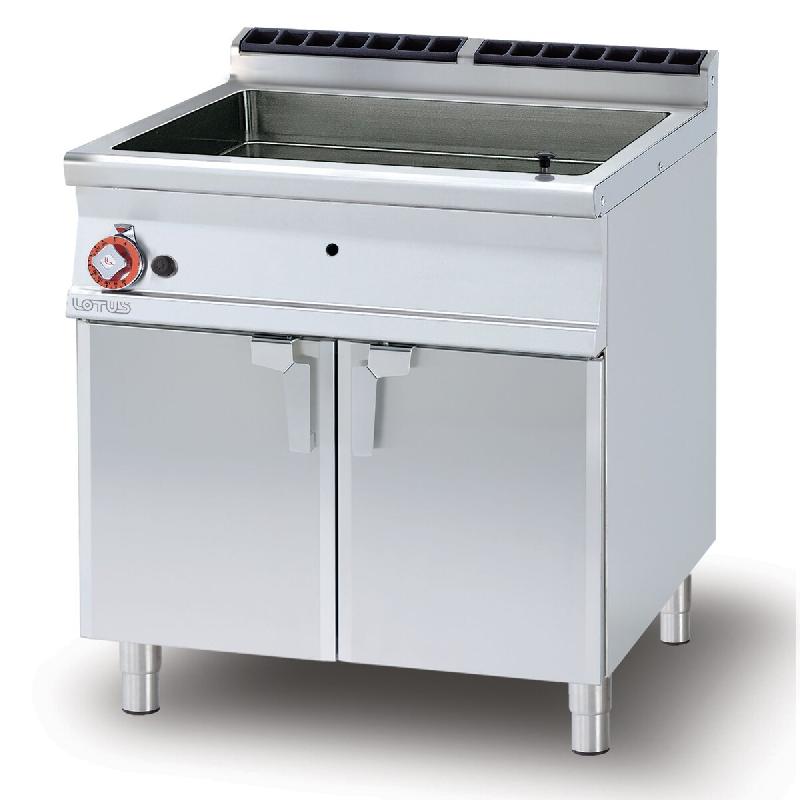 Redcook Brasero fixe à gaz multifonction. Cuve cm. 70x51x10h. Structure en acier inoxydable. Dimensions 80x70,5 h90 cm. Modèle BRF-78G - 2096_0