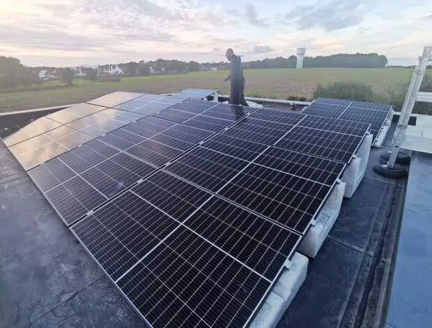 Support photovoltaïque Voile 10° - Adapté au toit terrasse - Avec système de fixation Lest 10° - Avec système en voile exclusif Sun Ballast 10°_0
