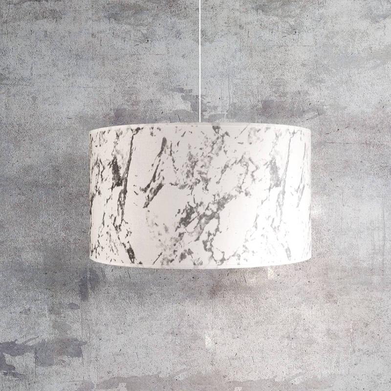 DUOLLA SUSPENSION MARBLE, BLANC MARBRÉ
