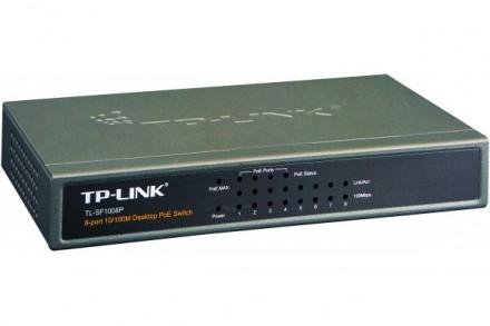 Switch réseau 8 ports RJ45 10/100 - 4 ports PoE 53W - Gestion des priorités et compatibilité IEEE802.3af_0