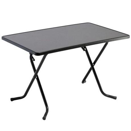 TABLE DE TERRASSE LAURA GRIS ANTHRACITE 110 X 70CM