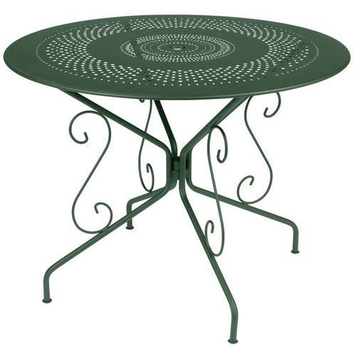 TABLE RONDE MONTMARTRE Ø 96 CM VERT CÈDRE