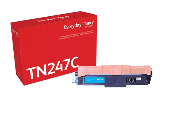 Toner Cyan Everyday¢ de Xerox compatible avec Brother TN247C, Grande capacité_0