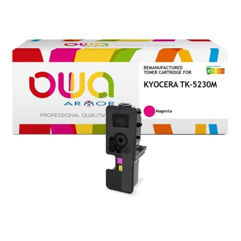 TONER REMANUFACTURÉ OWA - STANDARD - MAGENTA - POUR KYOCERA TK-5230M