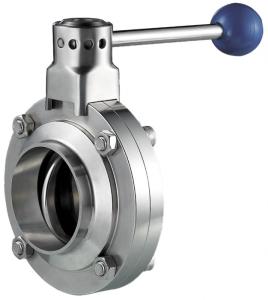 Vannes papillon alimentaire inox DIN11851 à souder/souder - AISI 304, EPDM, PN10 - Ref : IV92E_0
