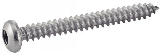 VIS À TÔLE TÊTE CYLINDRIQUE BOMBÉE CARRÉE INOX A2 DIN 7981 4,8X100 BOÎTE DE 100 - ACTON - 624164,8X100