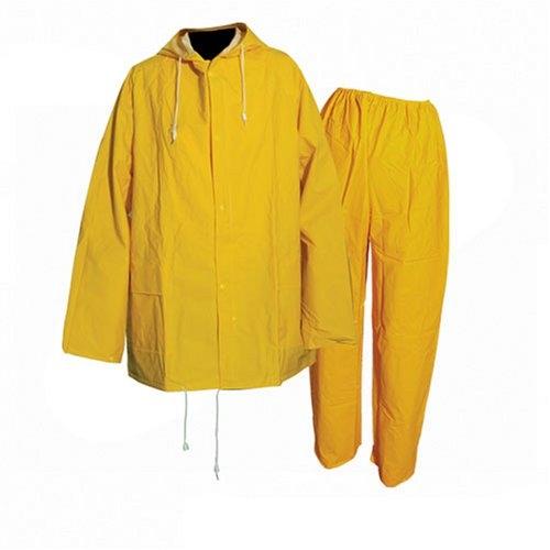 Ensemble 2 pièces anti-pluie XL - 138 cm - Silverline 633542 avec capuche et réglages aux chevilles et poignets_0