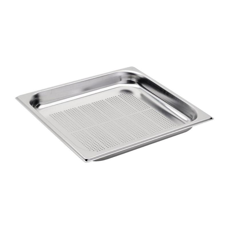 Bac inox perforé gn 2/3 profondeur 65mm - DA746_0