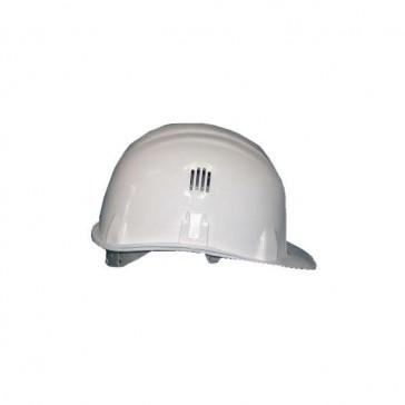 Casque de chantier Brennus blanc - coiffe PE - norme EN 397 - marque Auboueix_0