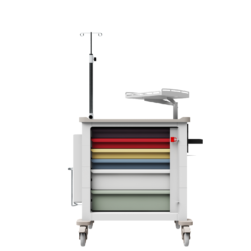 Chariot d'urgence HMS-MBX4200 - Chariot de soin hospitalier_0