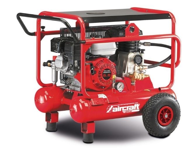 Compresseur Aircraft Aircar-bau 500/20 B PRO - moteur Honda 4 temps - 380 l/min - 10 bar - 20 L_0