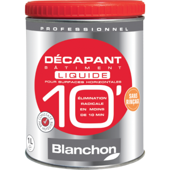 Décapant bâtiment 10' liquide - Spécial surfaces horizontales - Réf. AG01220 - BLANCHON_0