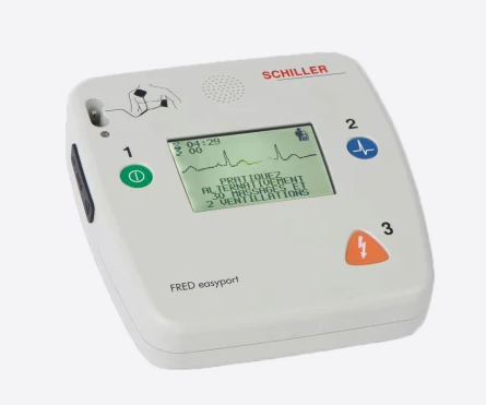 Défibrillateur semi-automatique FRED EASYPORT Plus Schiller - Le plus petit et léger défibrillateur externe du monde_0