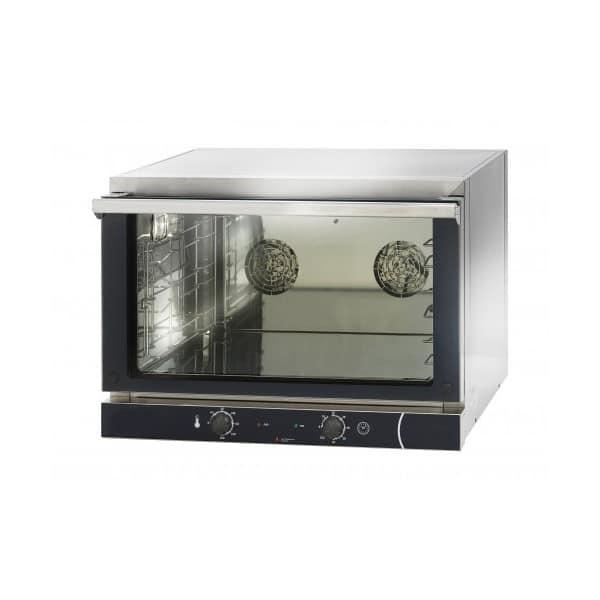 Four à convection électromécanique 3 niveaux inox capacité 3 x (600x400) 3,15 kW (Type de porte: basculante)_0