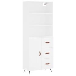 Helloshop26 - Buffet bahut commode armoire meuble de rangement organisateur cuisine salle de séjour salon haut 69,5 x 34 x 180 cm 02_0032542 - 300021_0