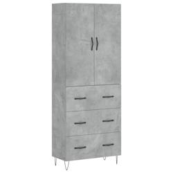 Helloshop26 - Buffet bahut commode armoire meuble de rangement organisateur cuisine salle de séjour salon haut 69,5 x 34 x 180 cm 02_0034644 - 300021_0