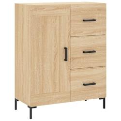 Helloshop26 - Buffet bahut commode armoire meuble de rangement organisateur cuisine salle de séjour salon sonoma 69,5 x 34 x 90 cm 02_0031633 - 30002_0