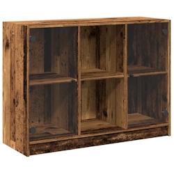 Helloshop26 - Buffet bahut commode armoire meuble de rangement organisateur cuisine salle de séjour salon vieux bois 102 x 37 x 75,5 02_0036598 - 300_0