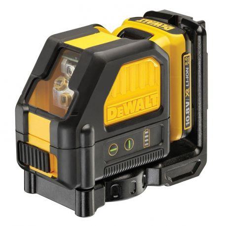 Laser Dewalt en croix 2 faisceaux rouges compatible plateforme 10,8 Volts | DCE088D1R_0