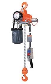 Palan pneumatique à chaîne REMA Holland B.V. - hauteur de levée 3 m - frein automatique et limiteur de charge intégré_0