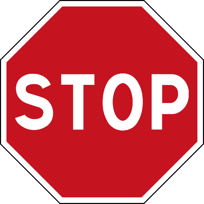 Panneau STOP - Type AB4 Classe 2 - Signalisation d'intersection et de priorité_0