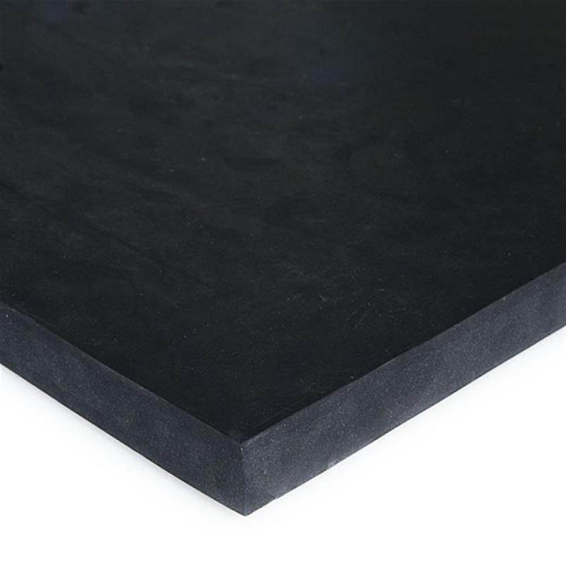 Plaque Carrée En Caoutchouc Industriel Noir – 100x100x20 Mm, Antidérapant, Anti-vibrations, Isolant