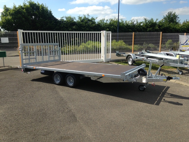 Remorque porte-engin - trelgo - 2.5t - 4m - 2 essieux_0