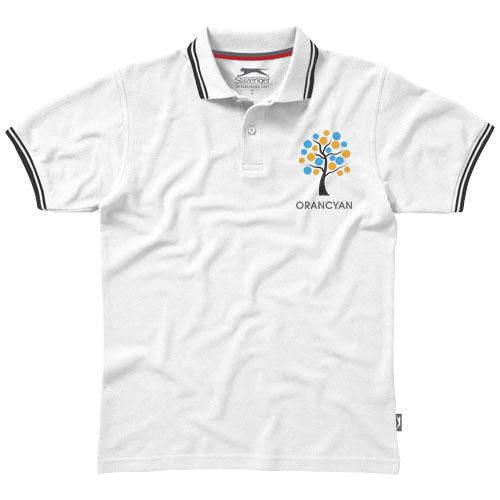 Polo manches courtes avec détail rayure pour homme - Deuce33104012 - 100% coton peigné, 180 g/m²_0