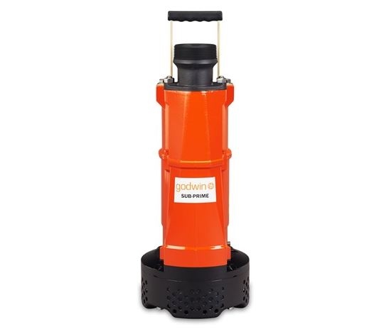 Pompe submersible électrique Godwin GSP20 - 2 CV, compacte et portable, débit 110 US GPM_0