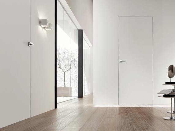 Porte battante Syntesis® Line - intérieure sans cadre - design minimaliste_0