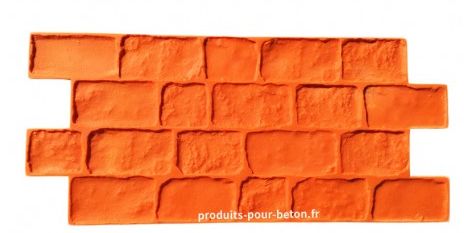 Roma -1R Moules de marquage pour béton avec poignées - Effet de pavage droit - 116 x 52 cm_0